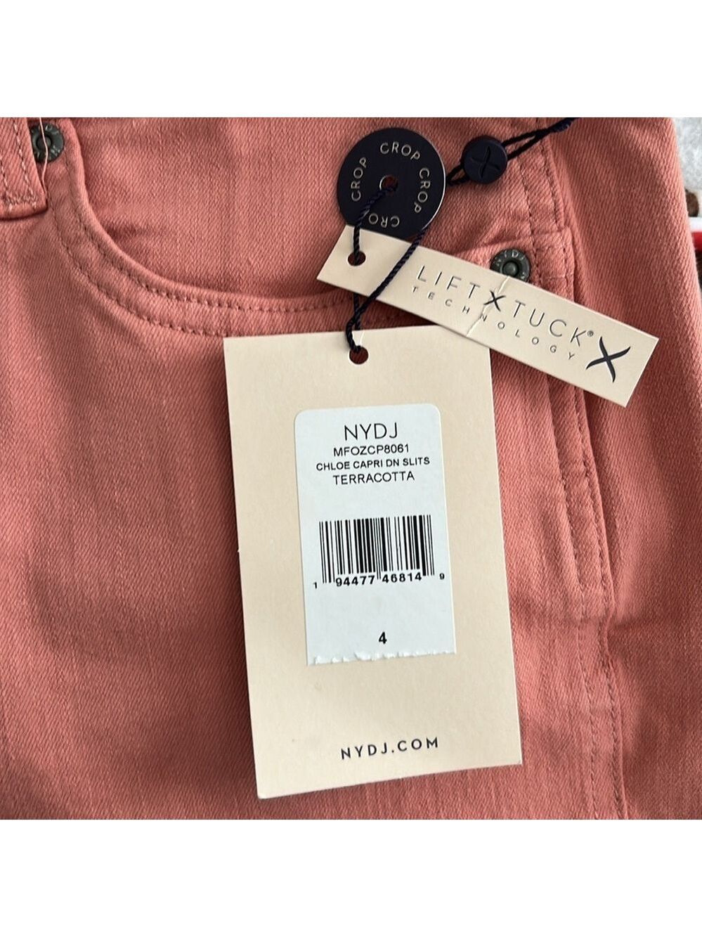 NWT NYDJ Chloe Capri Pants - Picture 3 of 10